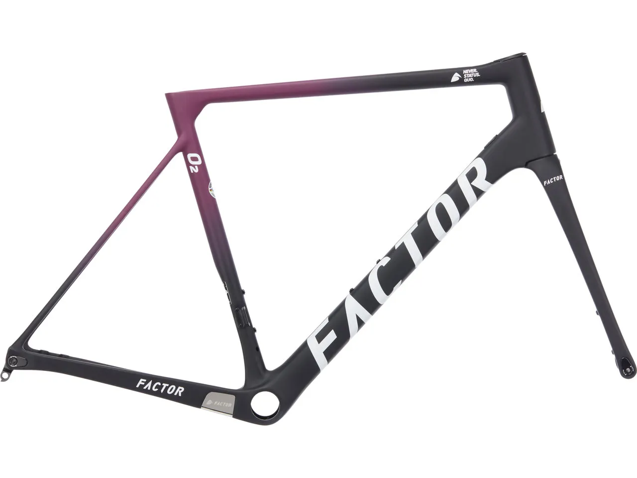 Factor O2 Disc Carbon Rahmenkit, Lila, L Factor O2 Disc Carbon Rahmenkit, Lila, L