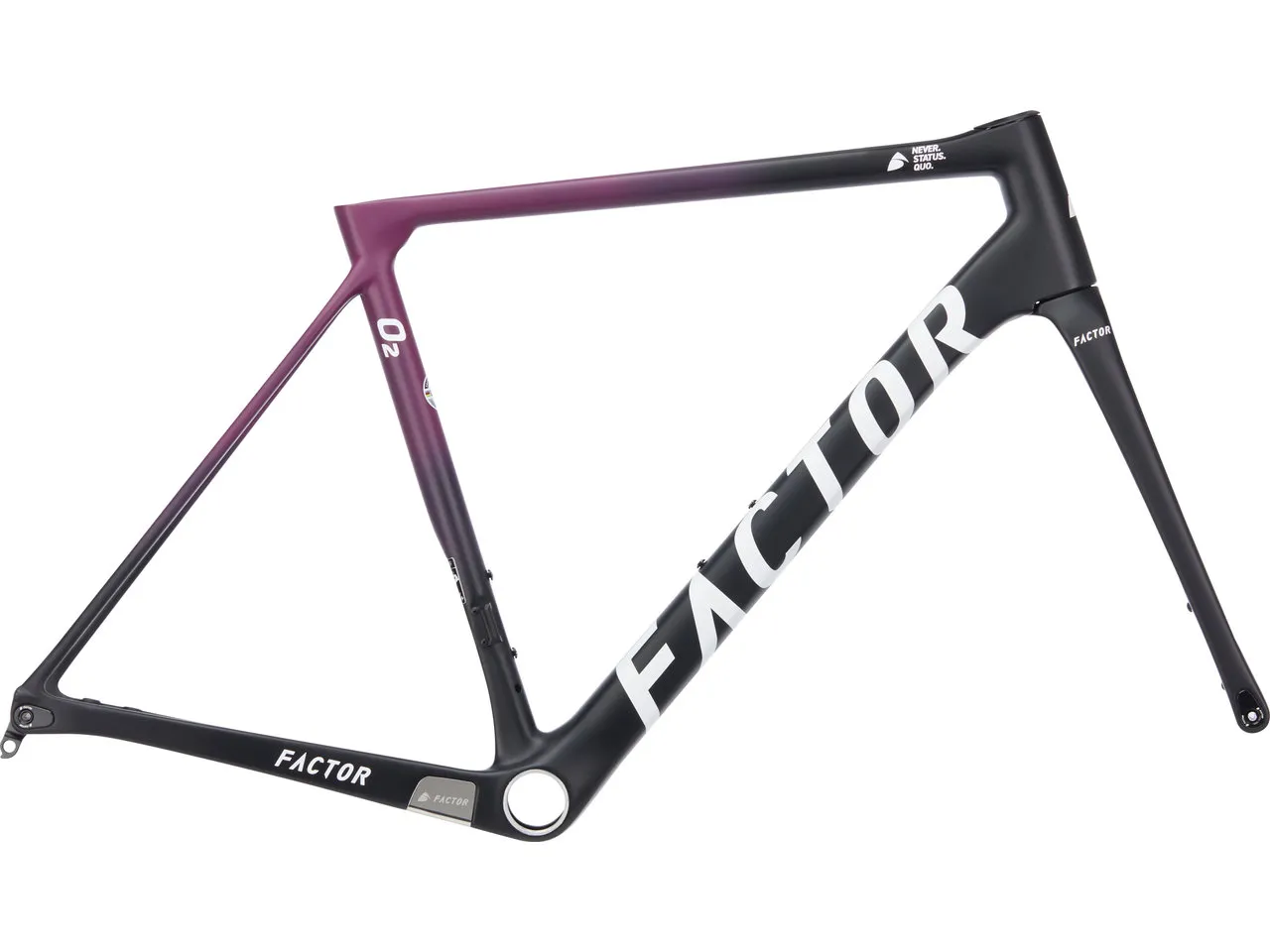 Factor O2 Disc Carbon Rahmenkit, Lila, XL Factor O2 Disc Carbon Rahmenkit, Lila, XL