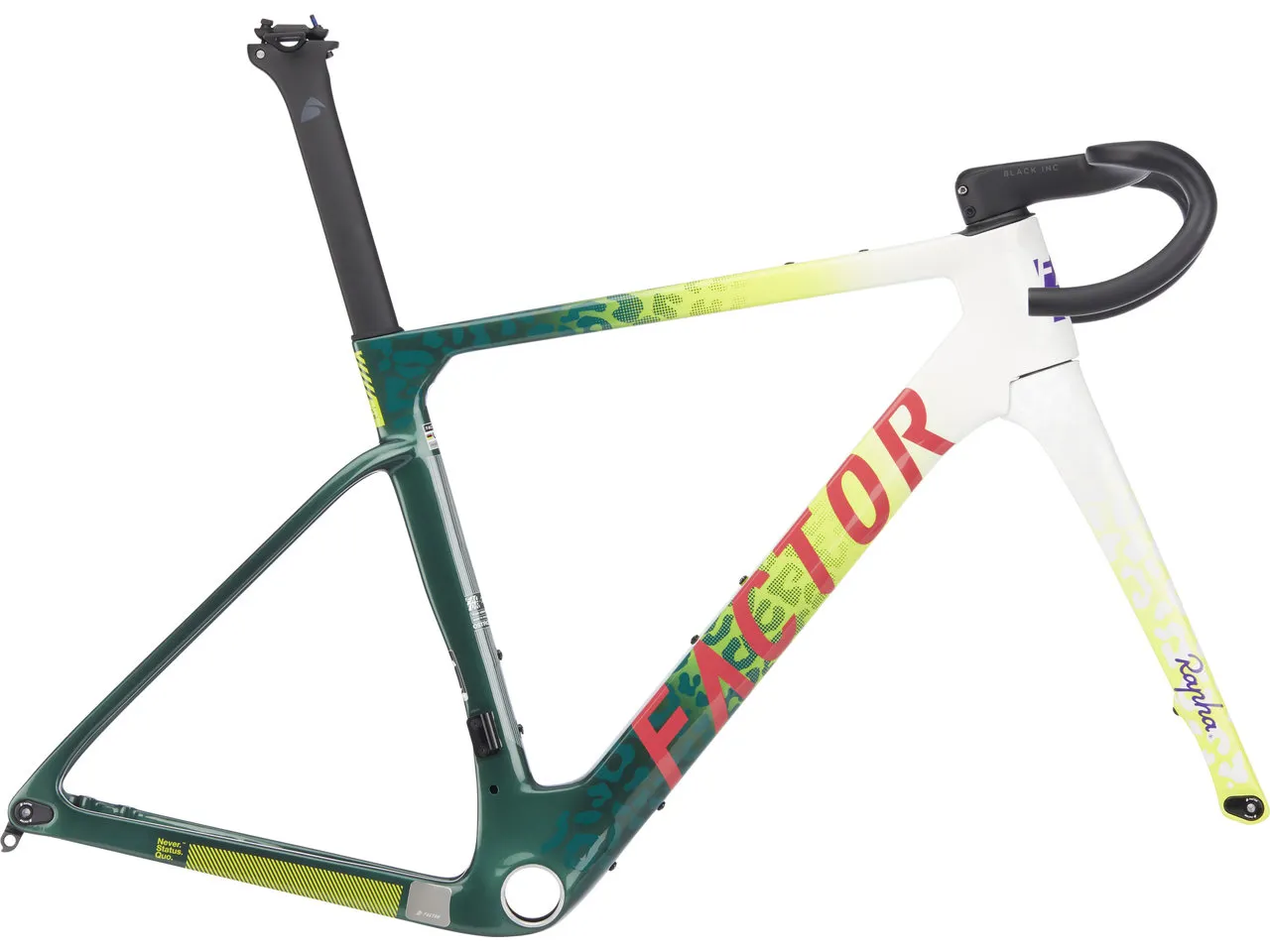 Factor OSTRO Gravel V.A.M. Disc Amani Limited Carbon Rahmenkit, Grün/weiß, XL Factor OSTRO Gravel V.A.M. Disc Amani Limited Carbon Rahmenkit, Grün/weiß, XL