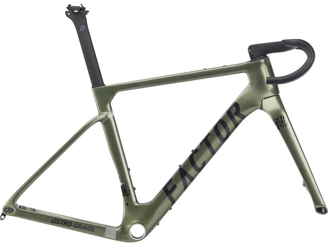 Factor OSTRO Gravel V.A.M. Disc Olive Green Carbon Rahmenkit, Grün, XXL Factor OSTRO Gravel V.A.M. Disc Olive Green Carbon Rahmenkit, Grün, XXL