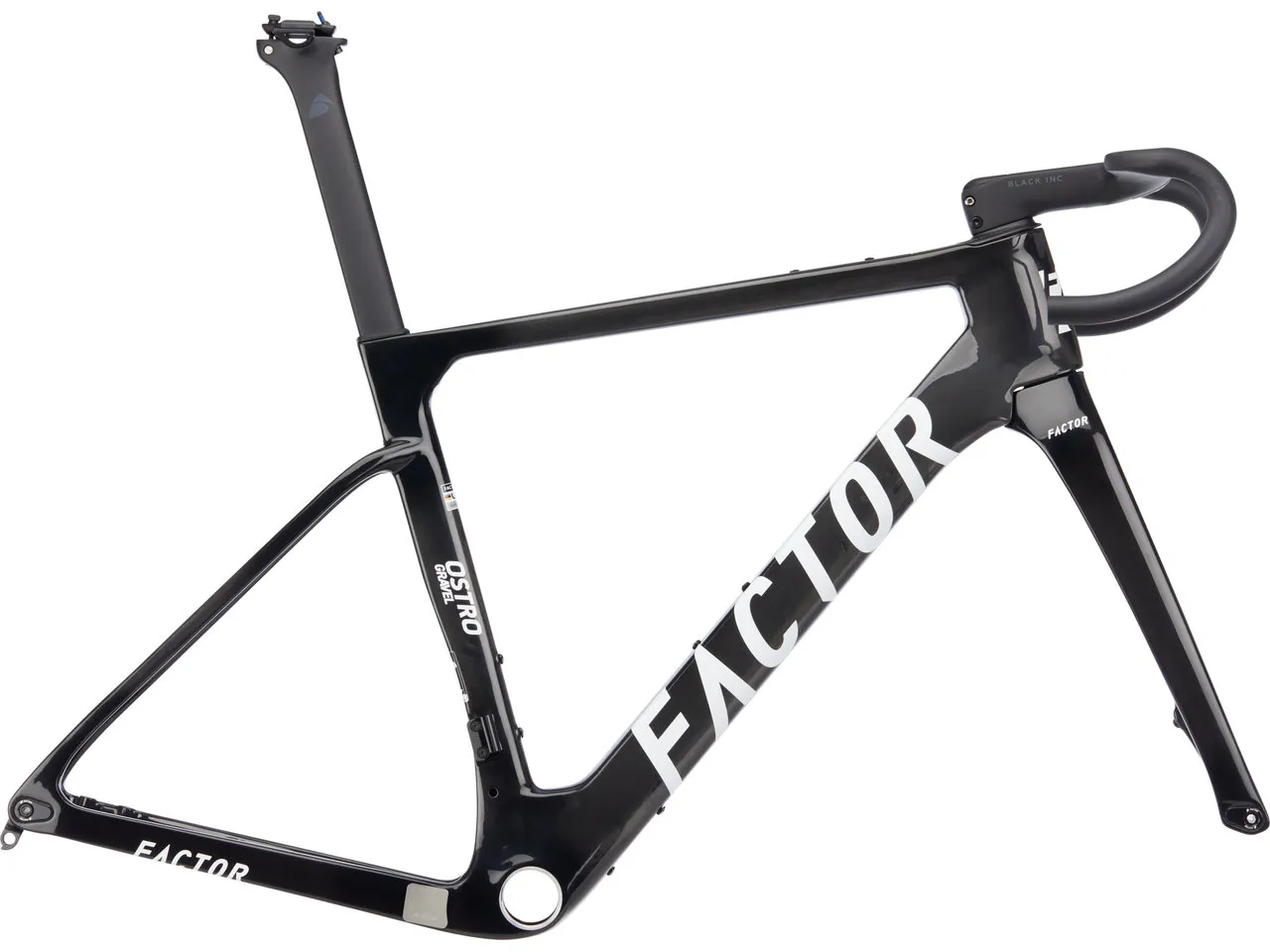 Factor OSTRO Gravel V.A.M. Disc T47a Shimano Carbon Rahmenkit, Schwarz, XL Factor OSTRO Gravel V.A.M. Disc T47a Shimano Carbon Rahmenkit, Schwarz, XL