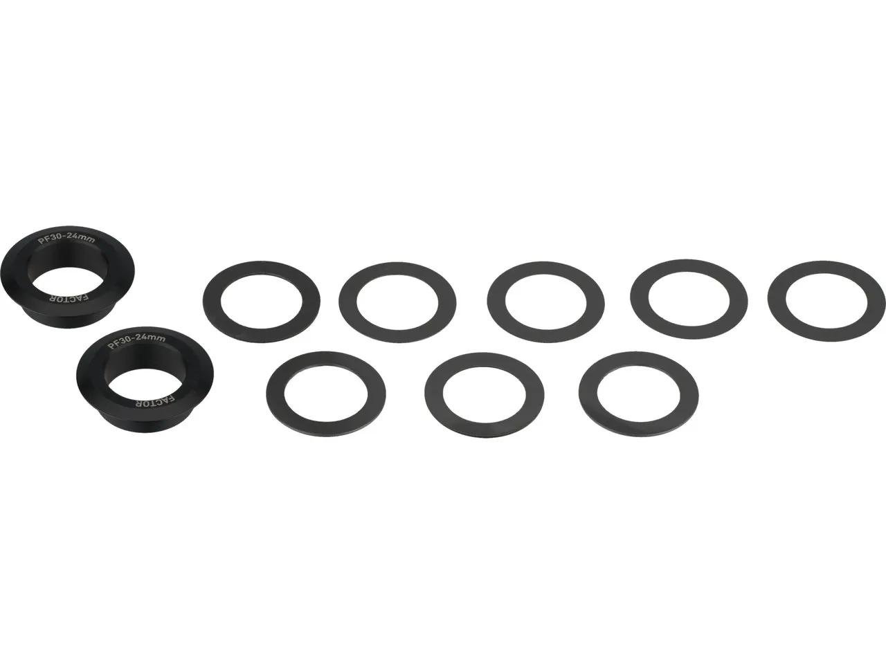 Factor OSTRO Innenlageradapter 30 auf 24, Schwarz Factor OSTRO Innenlageradapter 30 auf 24, Schwarz