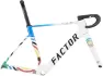 Factor OSTRO V.A.M Disc 1900 Limited Edition Carbon Rahmenkit, Weiß/bunt, L