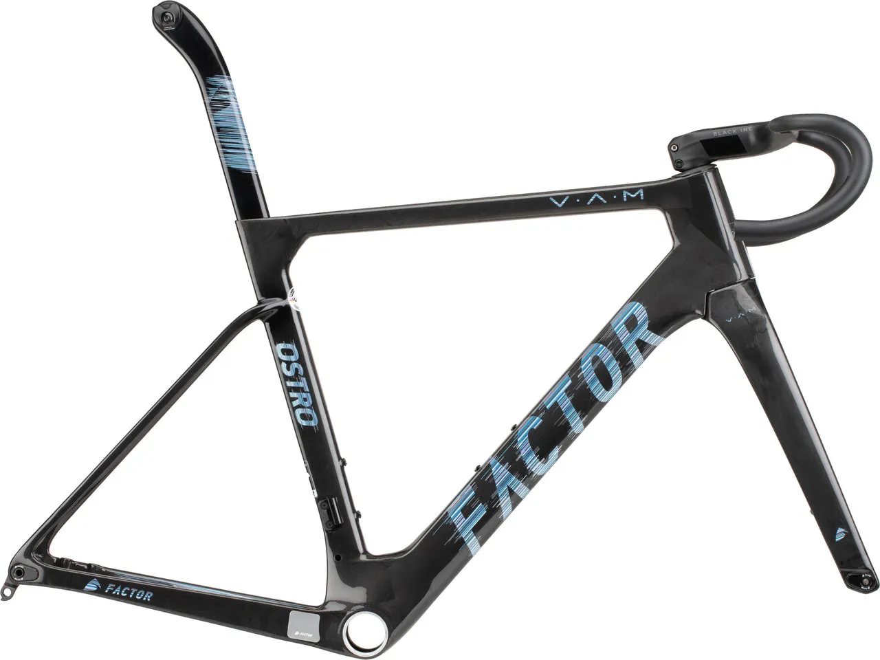 Factor OSTRO V.A.M. Disc Carbon Rahmenkit, Schwarz, XL Factor OSTRO V.A.M. Disc Carbon Rahmenkit, Schwarz, XL