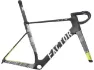 Factor OSTRO V.A.M. Disc T47a Shimano geometric stripe Carbon Rahmenkit, Schwarz, L