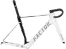 Factor OSTRO V.A.M. Disc T47a Shimano pearl white-chrome Carbon Rahmenkit, Weiß, XL