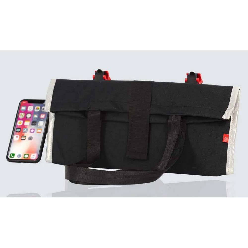Fahrer Konsum Roll Up Klickfix Fahrradtasche 11l, Black, One Size