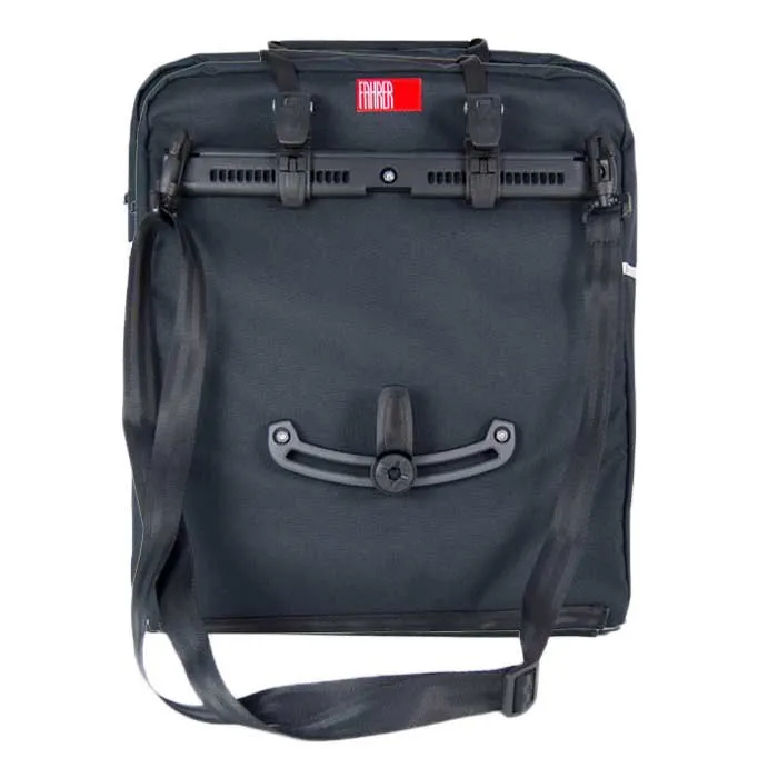 Fahrer Kurier Fix Fahrradtasche 18l, Black, One Size
