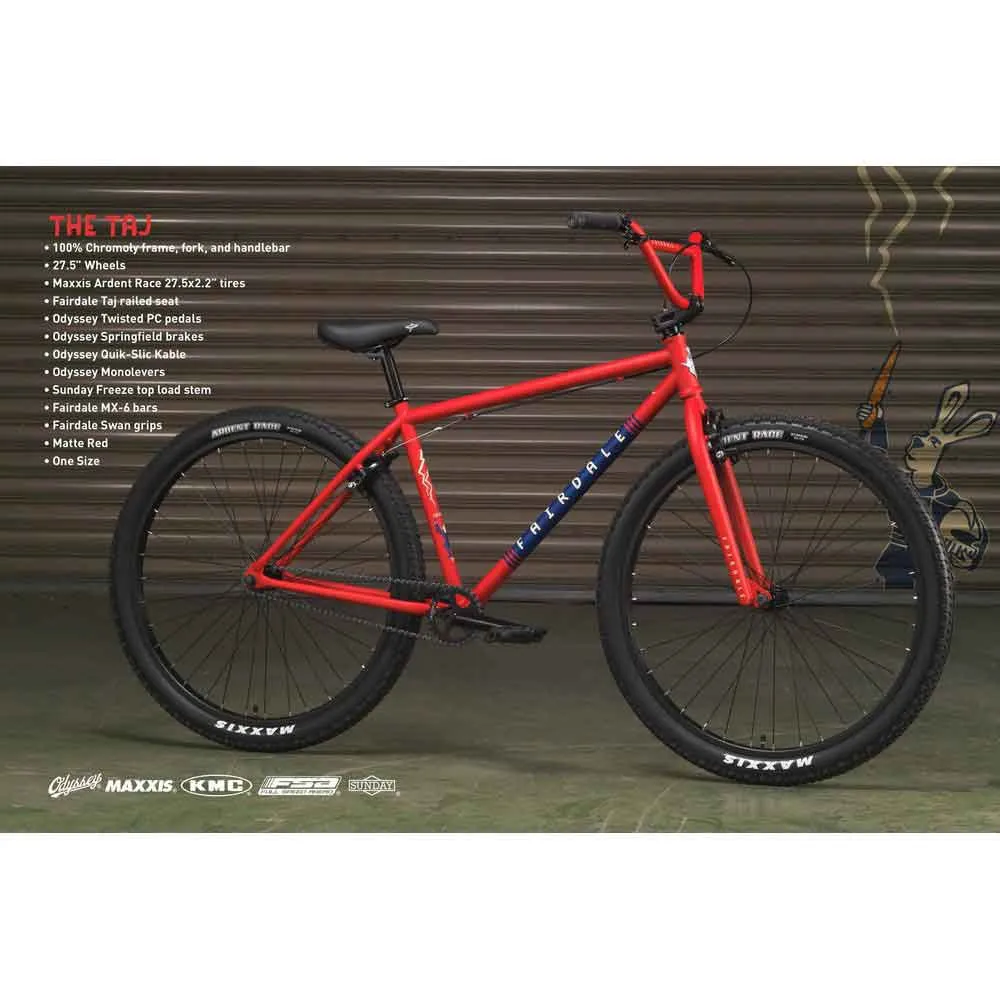 Fairdale Taj 2023 Fahrrad, Red, One Size Fairdale Taj 2023 Fahrrad, Red, One Size