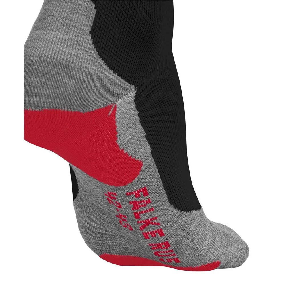 Falke Ru5 Socken, Black / flames