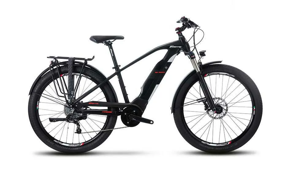 Fantic Seven Days Living Black 28" 630 Wh Trapez, Schwarz, S Fantic Seven Days Living Black 28" 630 Wh Trapez, Schwarz, S