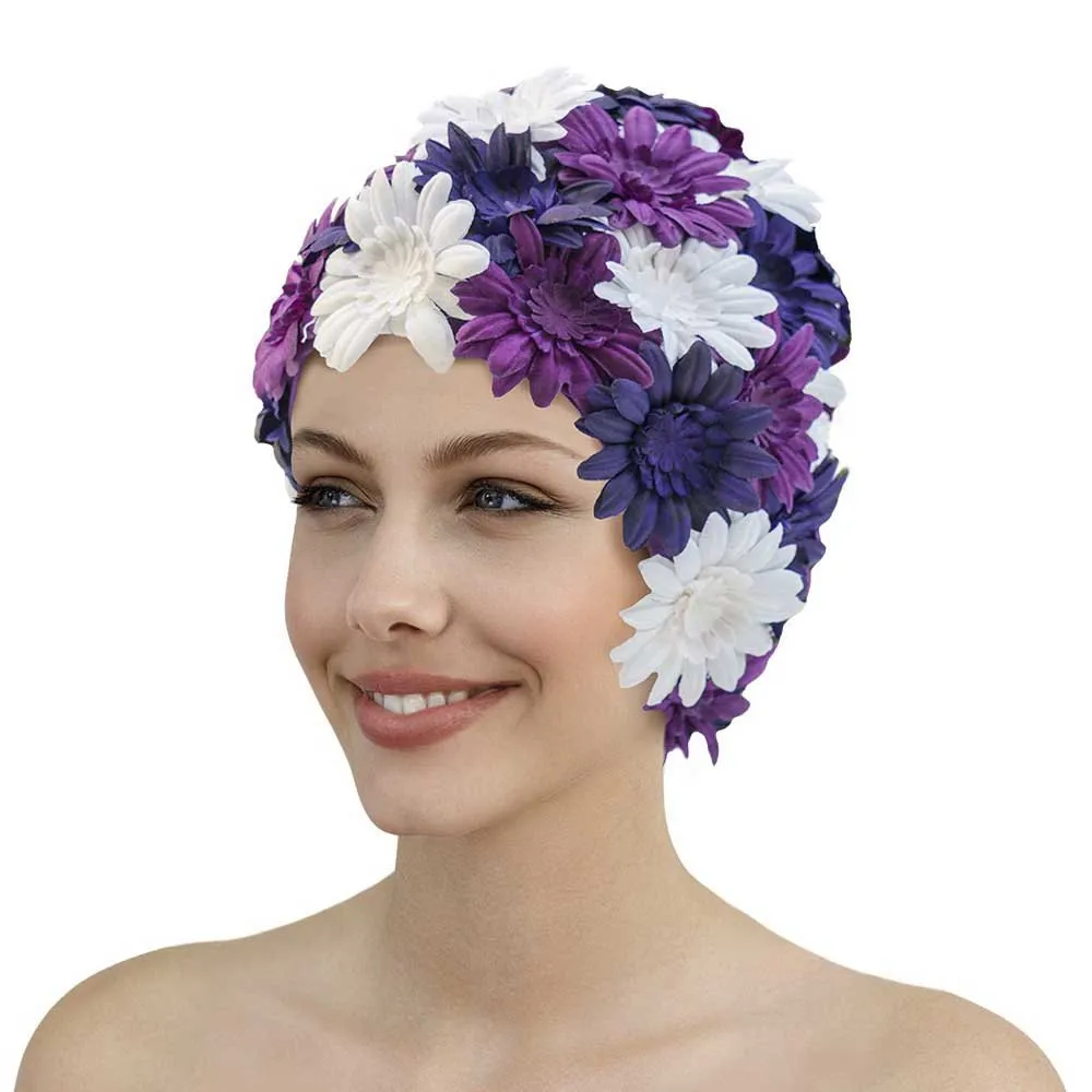 Fashy Petal 345455 Badekappe, Multicolour Fashy Petal 345455 Badekappe, Multicolour
