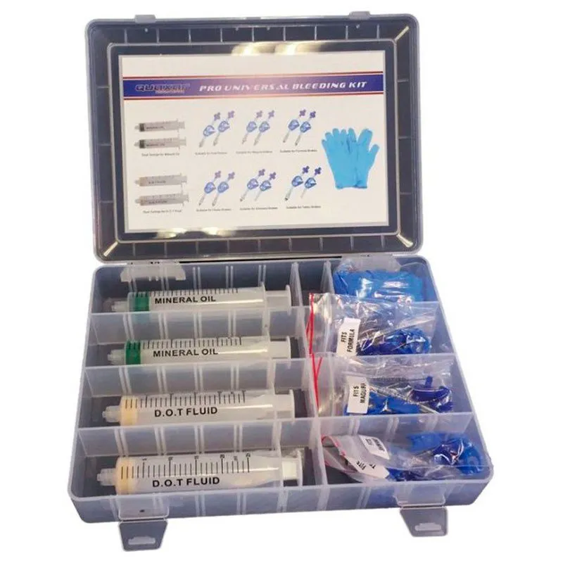 fasi Quaxar Universal Disc Brake Bleed Kit Werkzeug, Clear, One Size fasi Quaxar Universal Disc Brake Bleed Kit Werkzeug, Clear, One Size