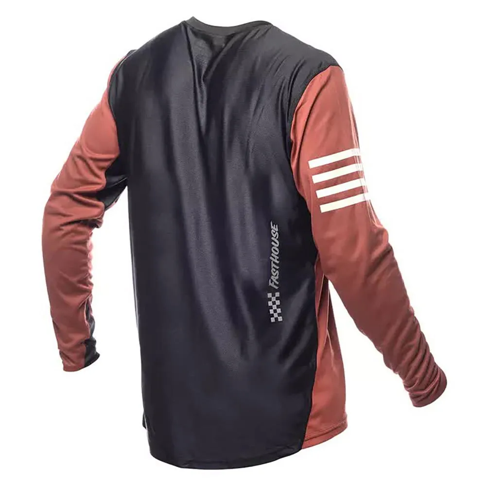 Fasthouse Alloy Rally Langarm-t-shirt, Clay / black, S Fasthouse Alloy Rally Langarm-t-shirt, Clay / black, S