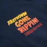 Fasthouse Gone Rippin Kurzarm-t-shirt, Navy, M