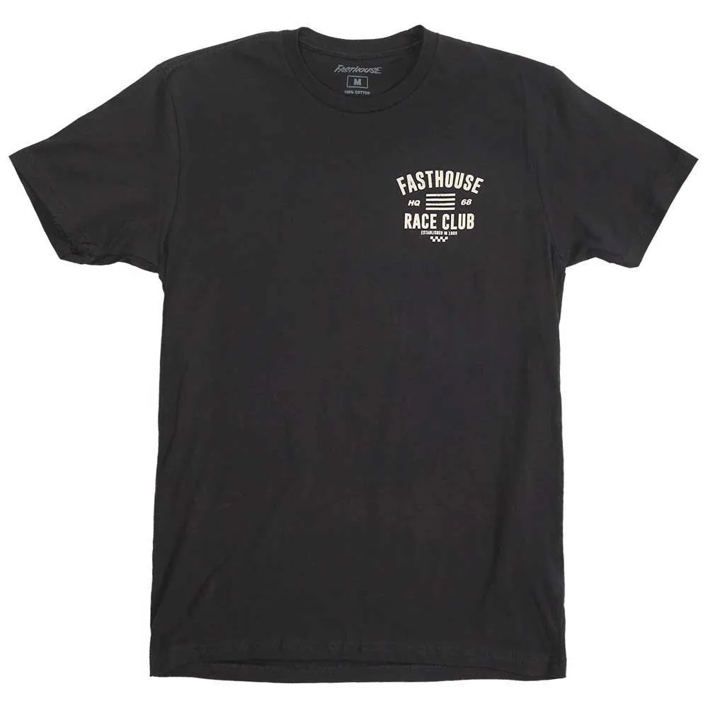 Fasthouse Hq Club Kurzarm-t-shirt, Black, S Fasthouse Hq Club Kurzarm-t-shirt, Black, S