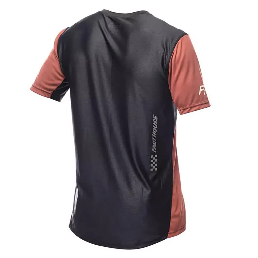 Fasthouse Rally Kurzarm-t-shirt, Clay / black, S Fasthouse Rally Kurzarm-t-shirt, Clay / black, S