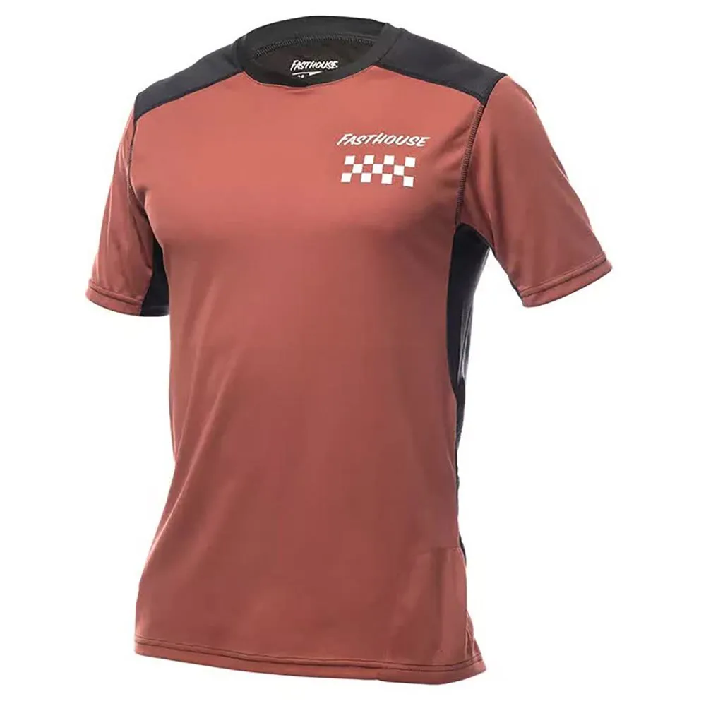 Fasthouse Rally Kurzarm-t-shirt, Clay / black, S Fasthouse Rally Kurzarm-t-shirt, Clay / black, S