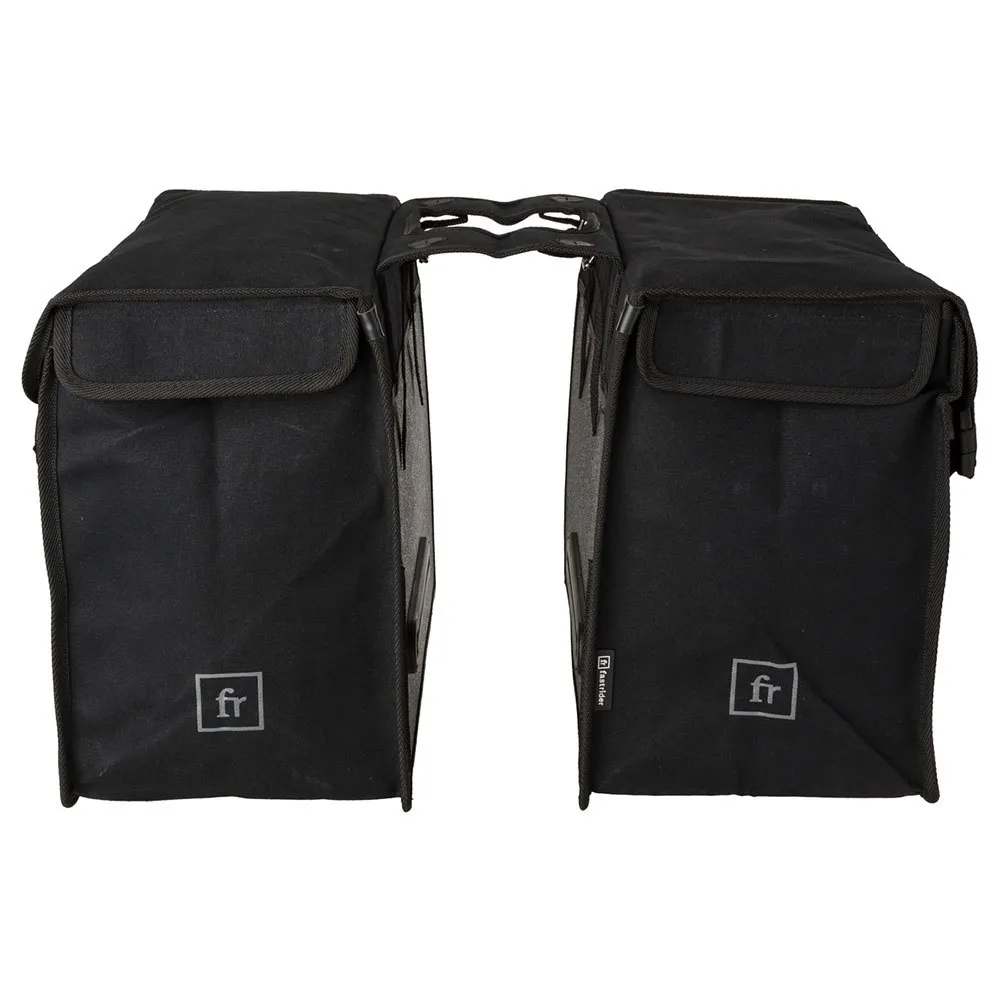 fastrider Canvas Basics Mik Double Fahrradtaschen 56l, Black, One Size