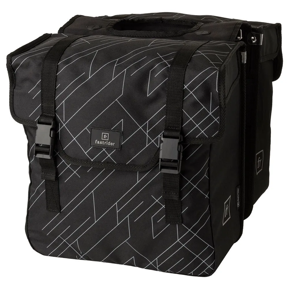 fastrider Dex Basics Mik Double Fahrradtaschen 36l, Black, One Size fastrider Dex Basics Mik Double Fahrradtaschen 36l, Black, One Size