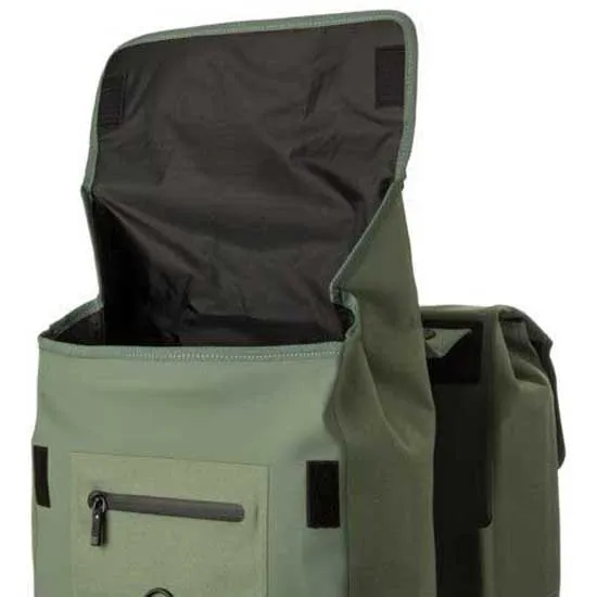 fastrider Jaxx Double Trend Eucalyptus Wp Fahrradtaschen 28l, Green, One Size fastrider Jaxx Double Trend Eucalyptus Wp Fahrradtaschen 28l, Green, One Size