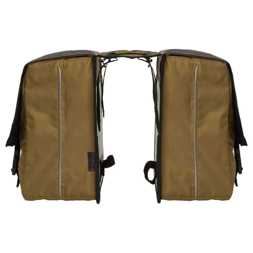 fastrider Livia Trend Mik Double Fahrradtaschen 33l, Olive green, One Size