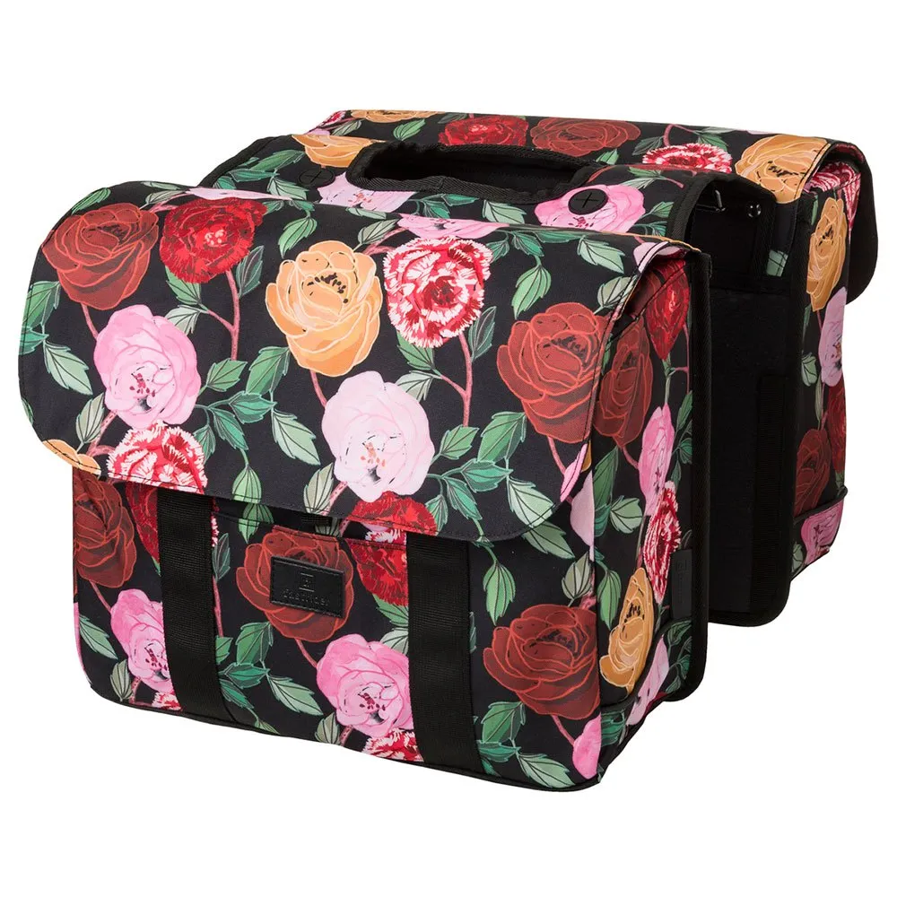 fastrider Nyla Trend Mik Double Fahrradtaschen 32l, Floral red, One Size
