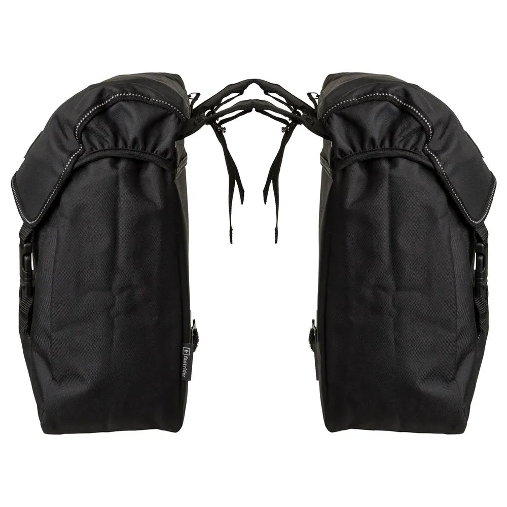 fastrider Unibag Traffic Basics Double Fahrradtaschen 28l, Black, One Size fastrider Unibag Traffic Basics Double Fahrradtaschen 28l, Black, One Size