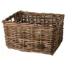 fastrider Zeno Rattan Korb 26l, Brown, One Size