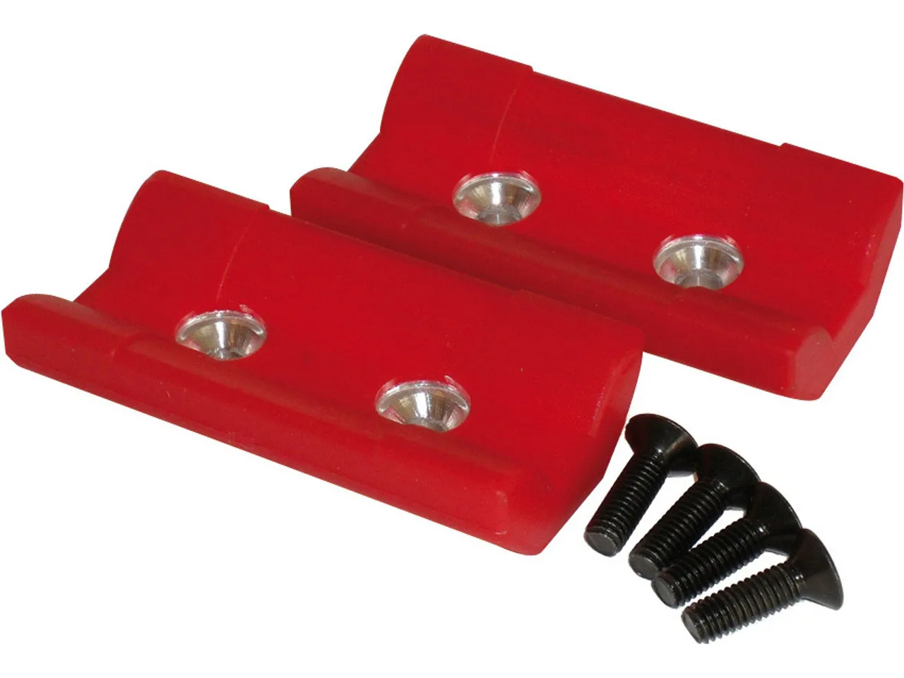 Feedback Sports Klemmbacken für Pro-Elite Montageständer, Rot, one_size