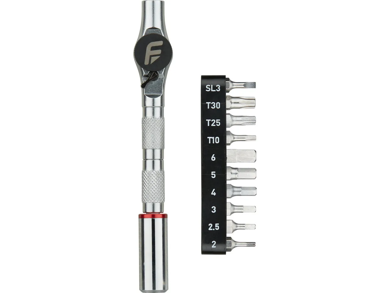 Feedback Sports Reflex Fixed Torque Ratschenset + Drehmomentschlüssel, Grau, one_size Feedback Sports Reflex Fixed Torque Ratschenset + Drehmomentschlüssel, Grau, one_size