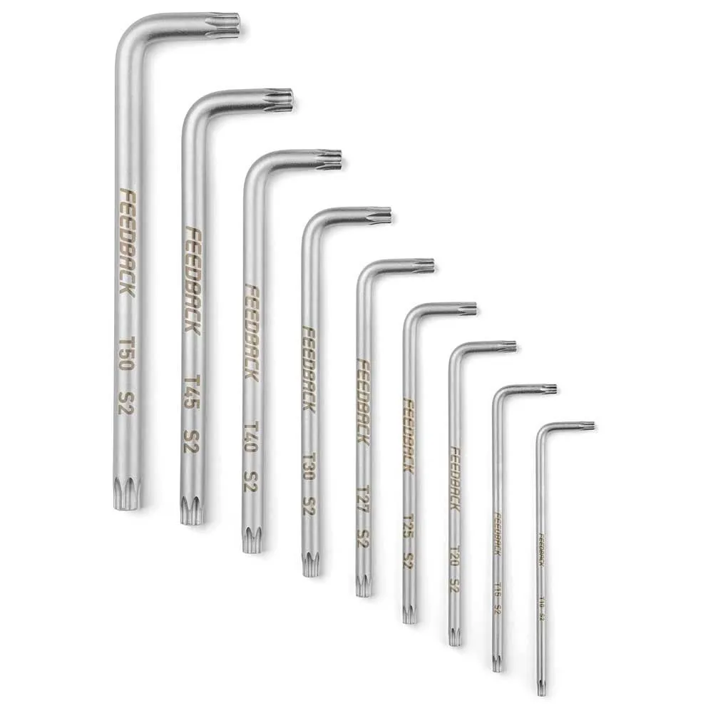 Feedback Sports Torx-schlüssel-satz, Silver, One Size Feedback Sports Torx-schlüssel-satz, Silver, One Size