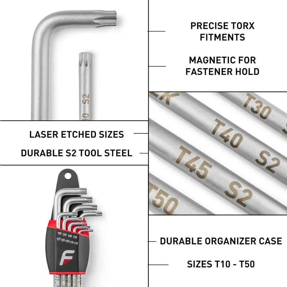 Feedback Sports Torx-schlüssel-satz, Silver, One Size Feedback Sports Torx-schlüssel-satz, Silver, One Size
