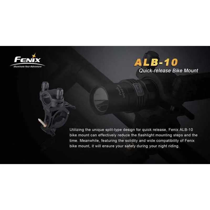 Fenix Alb-10 Frontlicht-halterung, Black, One Size