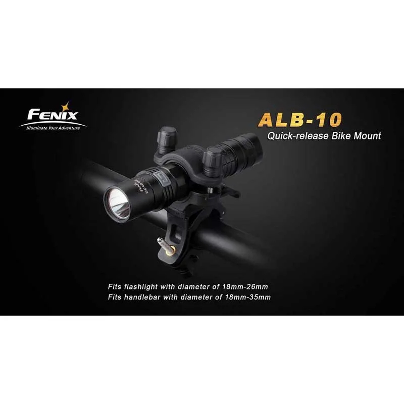 Fenix Alb-10 Frontlicht-halterung, Black, One Size