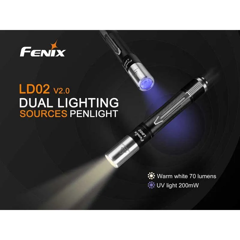 Fenix Ld02 V2.0 Taschenlampe, Black, 70 Lumina Fenix Ld02 V2.0 Taschenlampe, Black, 70 Lumina