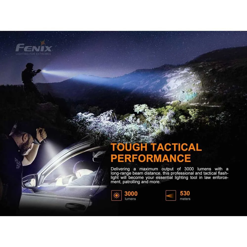 Fenix Tk22 Tac Tactic Taschenlampe, Black, 2800 Lumina Fenix Tk22 Tac Tactic Taschenlampe, Black, 2800 Lumina