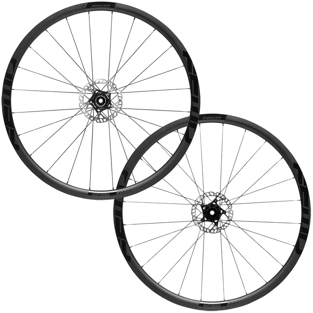 FFWD Outride Cl Disc Tubeless Rennrad Laufradsatz, Black, 12 x 100 / 12 x 142mm, Shimano/Sram HG FFWD Outride Cl Disc Tubeless Rennrad Laufradsatz, Black, 12 x 100 / 12 x 142mm, Shimano/Sram HG