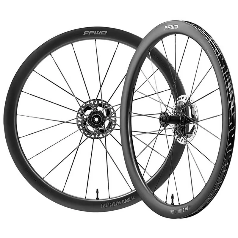FFWD Raw 44 Disc Tubeless Rennrad Laufradsatz FFWD Raw 44 Disc Tubeless Rennrad Laufradsatz