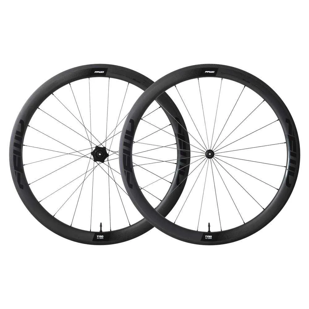 FFWD Tyro 2.0 Tubeless Rennrad Laufradsatz, Black, 12 x 100 / 12 x 142mm, Shimano/Sram HG FFWD Tyro 2.0 Tubeless Rennrad Laufradsatz, Black, 12 x 100 / 12 x 142mm, Shimano/Sram HG