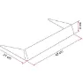 Fiamma 40 Spoiler, White, One Size