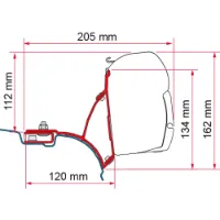 Fiamma Kit Vw T5/t6 Transporter/multivan Unterstützt Fiamma Kit Vw T5/t6 Transporter/multivan Unterstützt