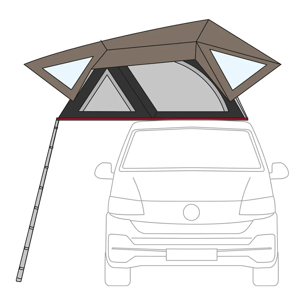 Fiamma Moonlight 140 Buszelt, Black / grey, One Size Fiamma Moonlight 140 Buszelt, Black / grey, One Size