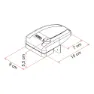 Fiamma Safe Door Frame Toilettensitz, White, One Size