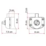 Fiamma Safe Door Guardian Ducato >2009 Toilettensitz, Grey, One Size