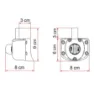Fiamma Safe Door Guardian Ducato >2009 Toilettensitz, Grey, One Size