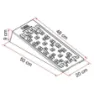 Fiamma System Magnum Wohnwagen-nivellierkeil, Grey, One Size