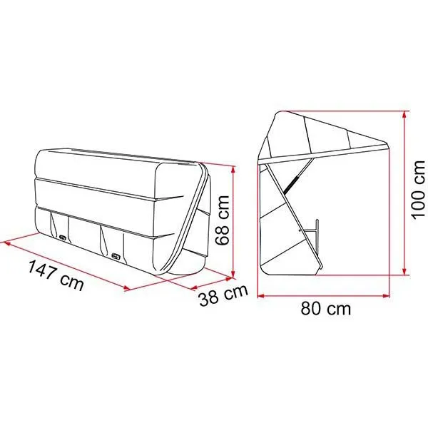 Fiamma Ultra 360 Gepäckraum, White, One Size Fiamma Ultra 360 Gepäckraum, White, One Size