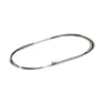Fibrax Bremszug Rennrad verzinkter Stahl Unisex, silber, 1.8m