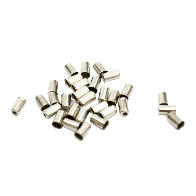 Fibrax Packung mit 200 Aderendhülsen für Bremsleitungen aus Metall Unisex, silber, 5 x 11mm Fibrax Packung mit 200 Aderendhülsen für Bremsleitungen aus Metall Unisex, silber, 5 x 11mm